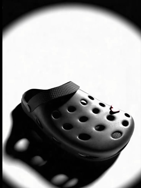 Frame from the animation: the Croc entering the turn